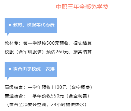 寧德財(cái)經(jīng)學(xué)校2022年收費(fèi)標(biāo)準(zhǔn)