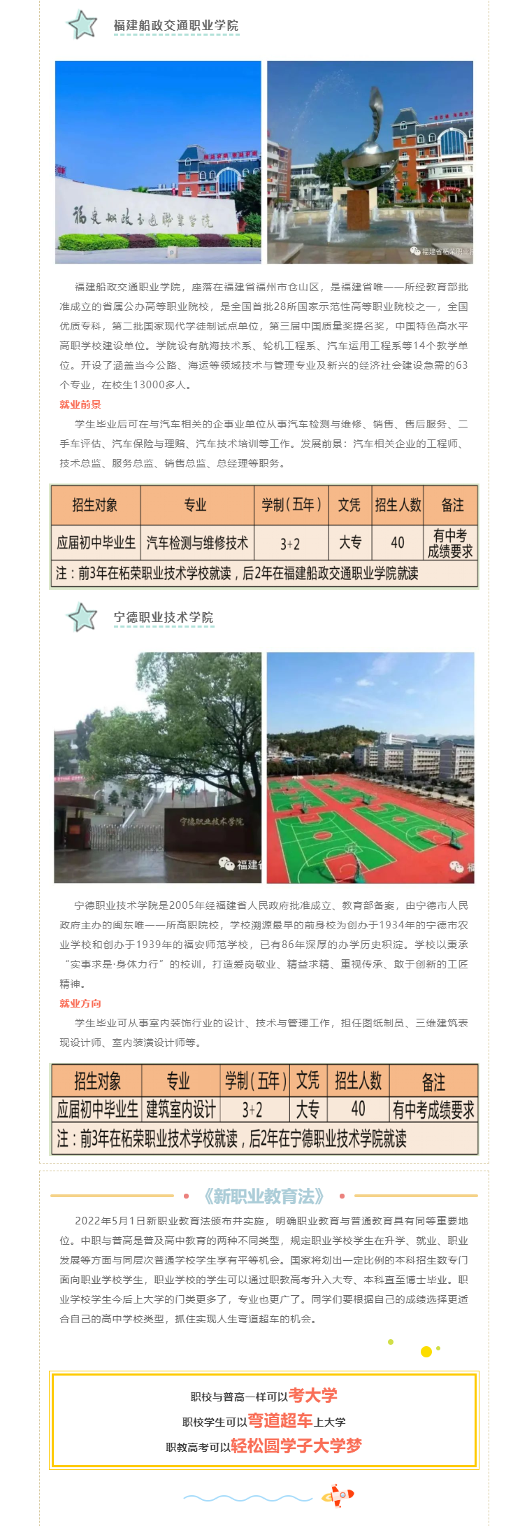柘榮職業(yè)技術(shù)學(xué)校2022年招生簡章