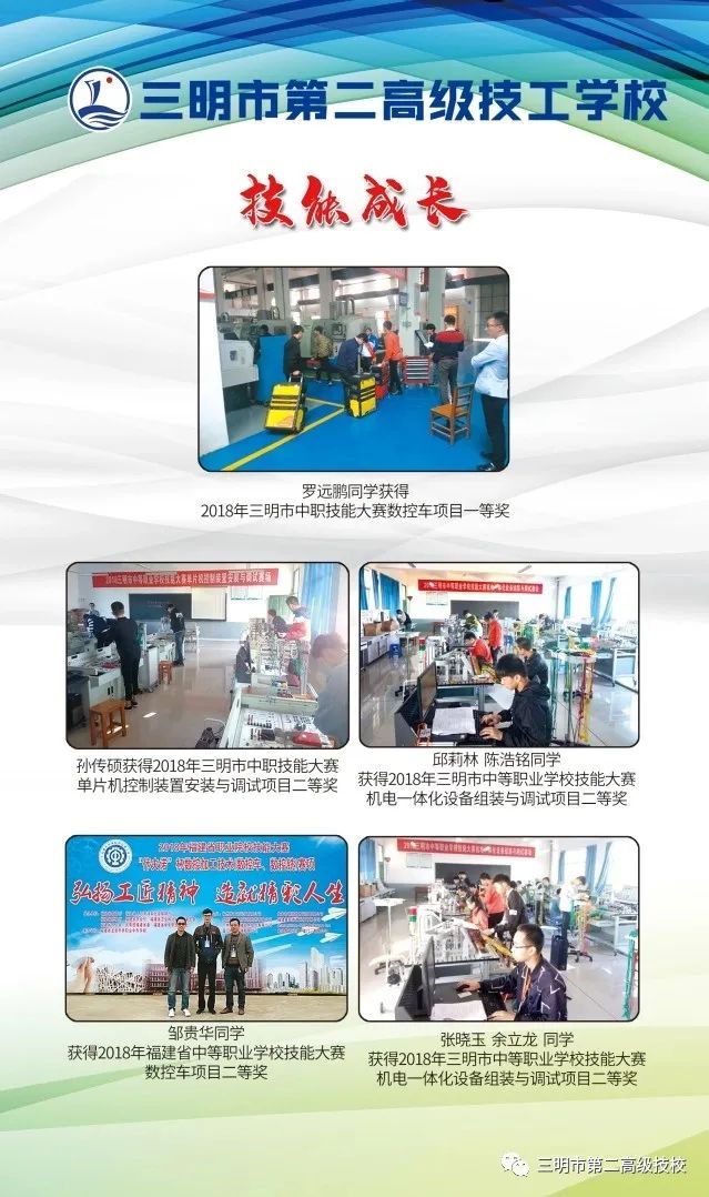 三明市第二高級(jí)技工學(xué)校招生簡(jiǎn)章